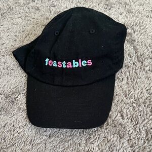 Mr. Beast Black Featables Cap